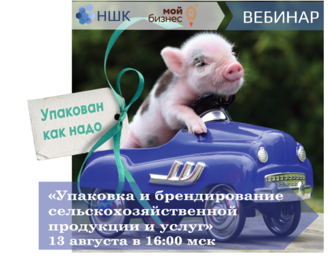 Вебинар «Упаковка и брендирование сельскохозяйственной продукции и услуг»