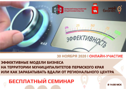 Онлайн-семинар по эффективному развитию малого и среднего предпринимательства на территориях, удалённых от крупных городов